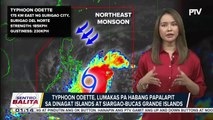 PTV INFO WEATHER | Bagyong Odette, lumakas pa habang papalapit sa Dinagat Islands at Siargao-Bucas Grande Islands; signal no. 4, nakataas na sa ilang lugar sa Visayas at Mindanao