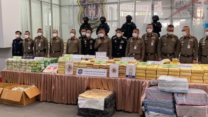 บช.ปส.โชว์ 7 ผลงาน ปลื้มสกัดเครือข่ายม้ง กระเป๋าหนัก
