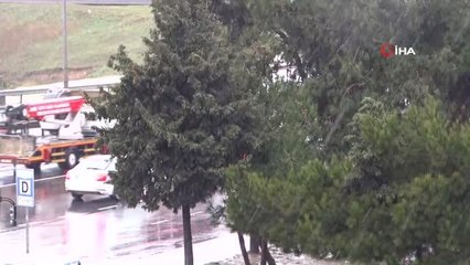 Büyükçekmece ve Beylikdüzü'nde kar yağışı başladı