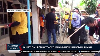 Bupati Dan Pejabat Jadi Tukang Bangunan