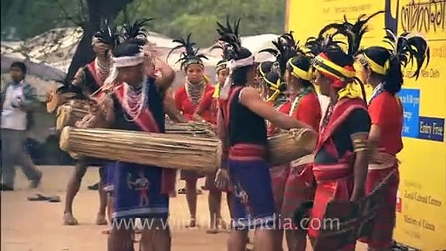 Tribal dance of the Garos