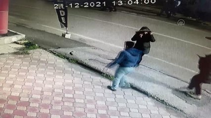 Tanımadığı kadını darbeden şüpheli yakalandı