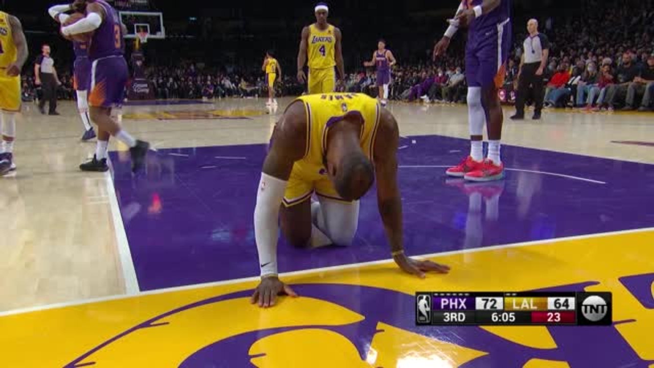 Highlights: Schrecksekunde um LeBron James