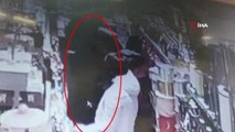 Şişli'de yabancı uyruklu cep telefonu hırsızı kamerada