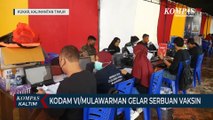 Kodam VI Mulawarman Gelar Vaksin Dan Bagi Sembako