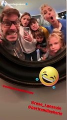 Elodie Gossuin et Bertrand Lacherie célèbrent les 14 ans de Jules et Rose, le 21 décembre 2021