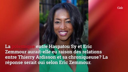 GALA VIDEO - Eric Zemmour annonce le limogeage d’Hapsatou Sy mais c’est faux