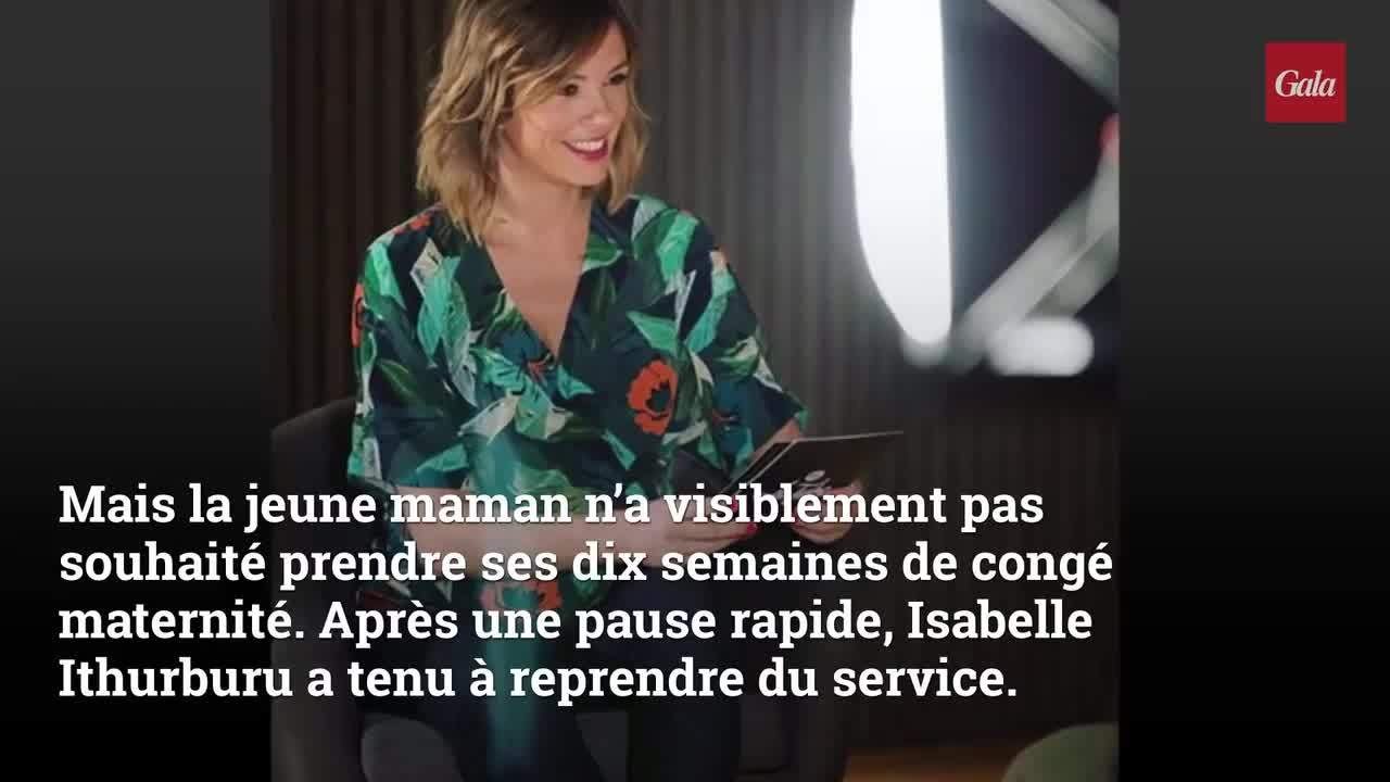 Isabelle Ithurburu, la compagne de Maxime Nucci, tellement heureuse d’être de retour au travail après un congé maternité express