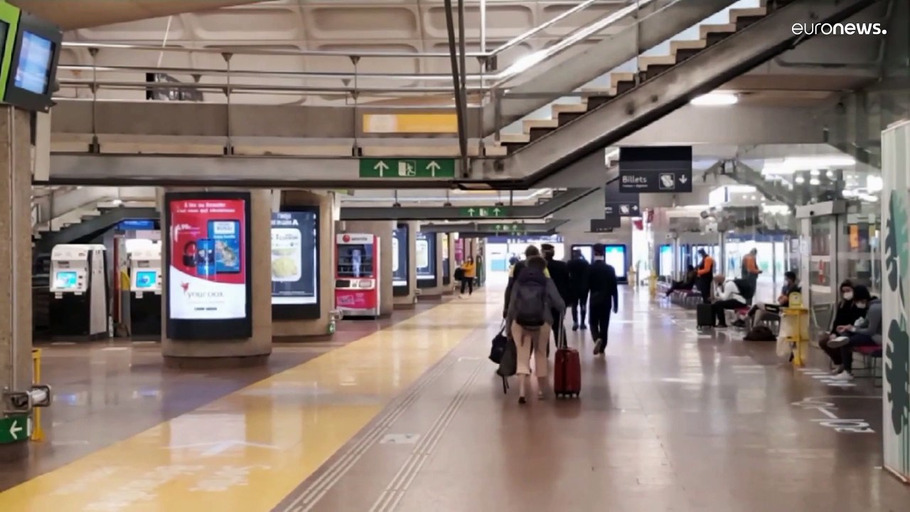 Bahnstreik in Frankreich zum Start der Weihnachtsferien