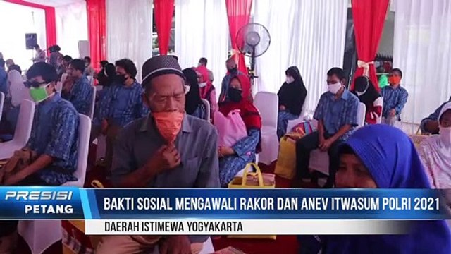 Mengawali Rakor Dan Anev Di DIY, Irwasum Polri Gelar Bakti Sosial Ke Warga Difabel