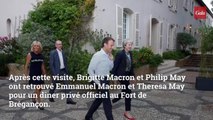 PHOTOS – Brigitte Macron radieuse : à peine arrivée elle s’offre un bain de foule près du fort de Brégançon