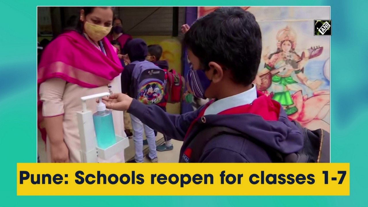 Pune: Schools reopen for classes 1-7