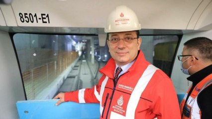 Yapımı duran metro hattında deneme sürüşleri başladı