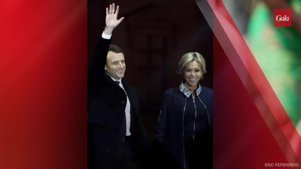 PHOTOS : Brigitte Macron ultra-chic en ensemble blanc et bleu pour le défilé du 14 juillet