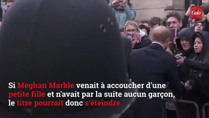 GALA VIDEO - Si Meghan Markle et le prince Harry ont une fille, pourquoi elle pourrait être privée de titre royal