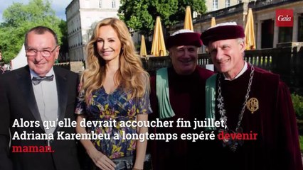 GALA VIDEO – Adriana Karembeu, fière de son babybump, resplendissante à la fête des fleurs