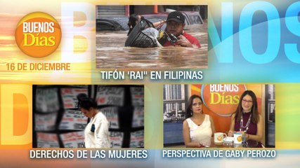 Noticias del Jueves 16 de Diciembre - Buenos Días