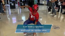 Crean fans mega multiverso en salas mexicanas por Spider-Man: no way home
