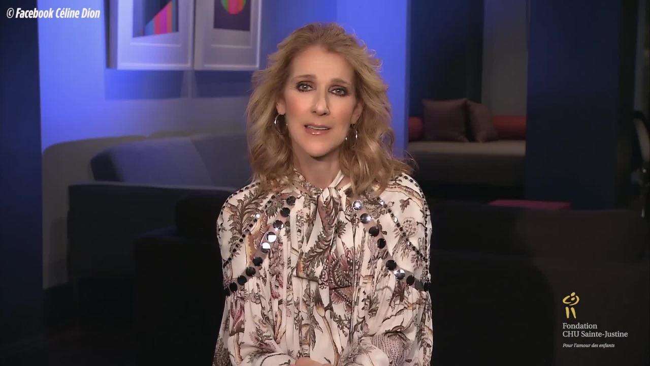 GALA VIDEO- Céline Dion très émue lors de la visite d'un hôîtal au Québec