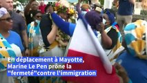 Mayotte: Marine Le Pen réclame une 