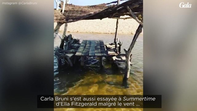 GALA VIDEO - Les vacances musicales de Carla Bruni
