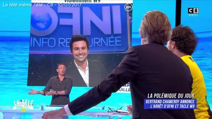 GALA VIDEO - Gilles Verdez tacle Bertrand Chameroy après son coup de gueule contre W9
