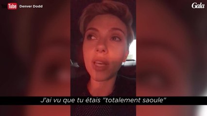 GALA VIDEO - Scarlett Johansson invite son vieux sosie à venir voir son dernier film