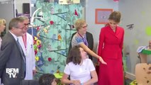 GALAVIDEO- Melania Trump parle français avec les enfants de l'hopital Necker