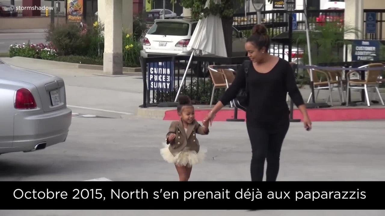 GALA VIDEO - North West s'en prend aux paparazzis