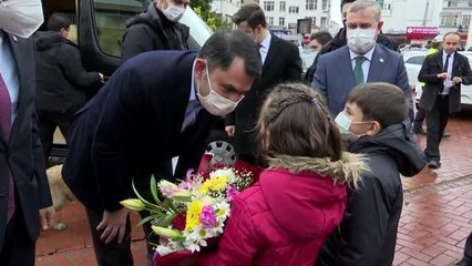 Bakan Kurum, Sinop Valiliği'ni ziyaret etti, esnaf ziyaretlerinde bulundu