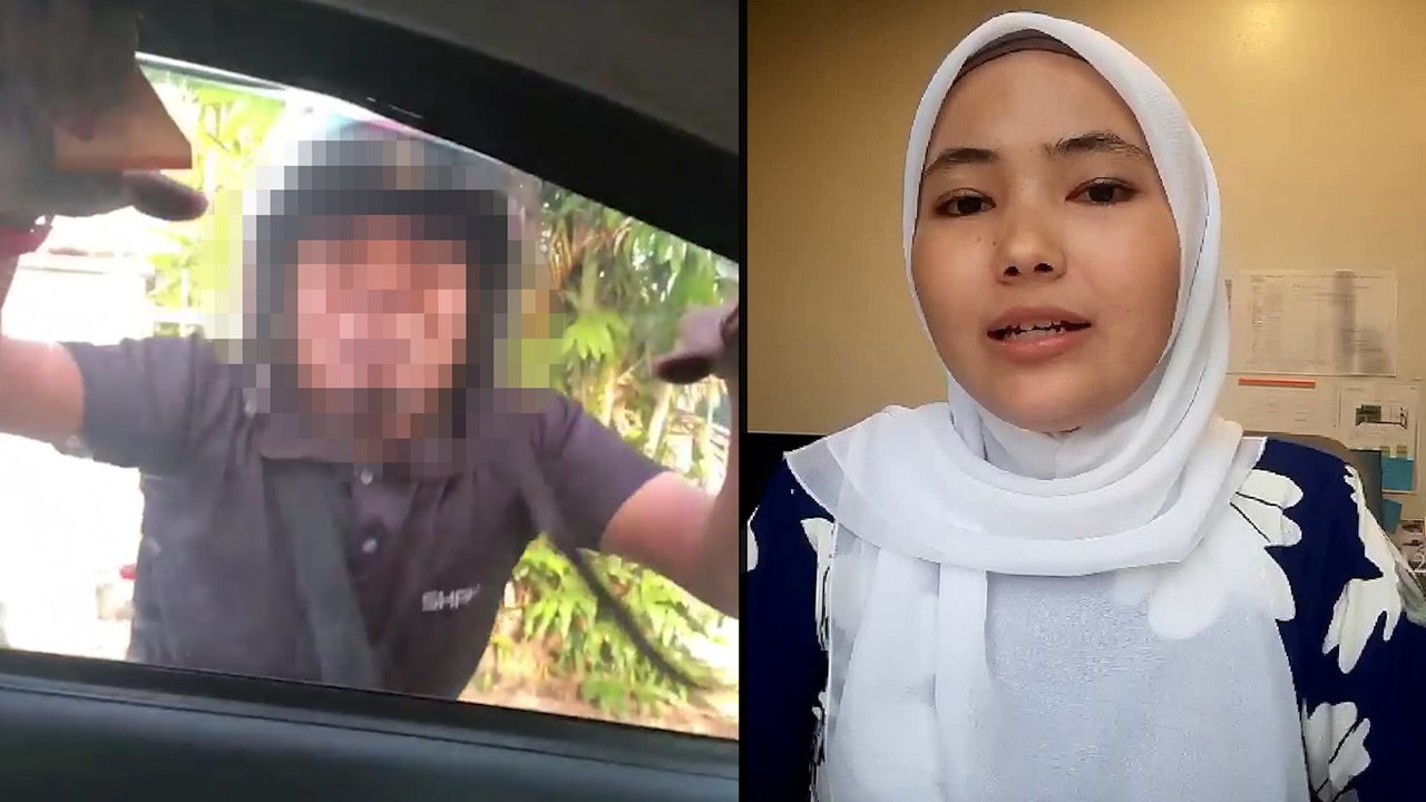 Anak trauma tengok bapa mengamuk pecah tingkap kereta ibu… Isteri lega suami kena reman