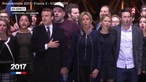 GALA VIDEO - Emmanuel Macron entouré de sa famille au Louvre après son discours