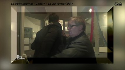 GALA VIDEO - Le Petit Journal subit une maladresse du service d'ordre de Marine Le Pen