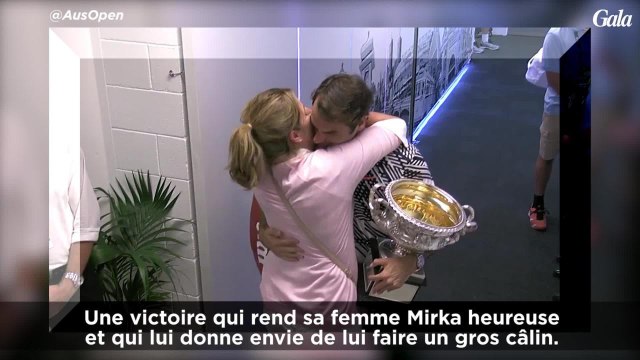 GALA VIDEO - Roger Federer en larmes dans les bras de Mirka