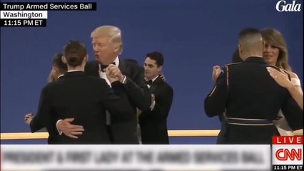 GALA VIDEO- Melania Trump préfère danser avec un autre homme que son mari