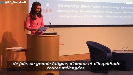 GALA VIDEO - Kate Middleton parle de la difficulté d'être maman