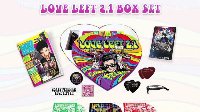 Actor and Musician Corey Feldman Releases New Box Set Love Left 2.1