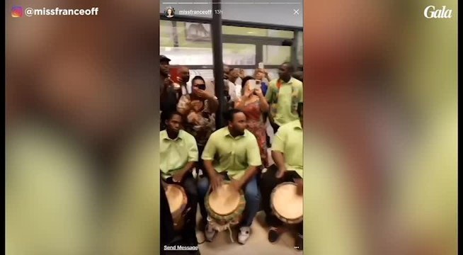 GALA VIDEO - Miss France Alicia Aylies arrive à Cayenne