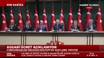 Son dakika! Cumhurbaşkanı Erdoğan asgari ücreti açıkladı