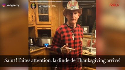 GALA VIDEO - Orlando Bloom et Katy Perry en pyjama pour Thanksgiving