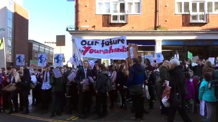 Students in Canterbury come out in force over climate change