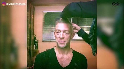 GALA VIDEO - Vincent Cassel se rase le crâne