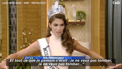 GALA VIDEO - Les première interviews américaines d'Iris Mittenaere en tant que Miss Univers