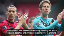 Van der Sar texted Rio Ferdinand to 'stop hassling' about Ajax stars