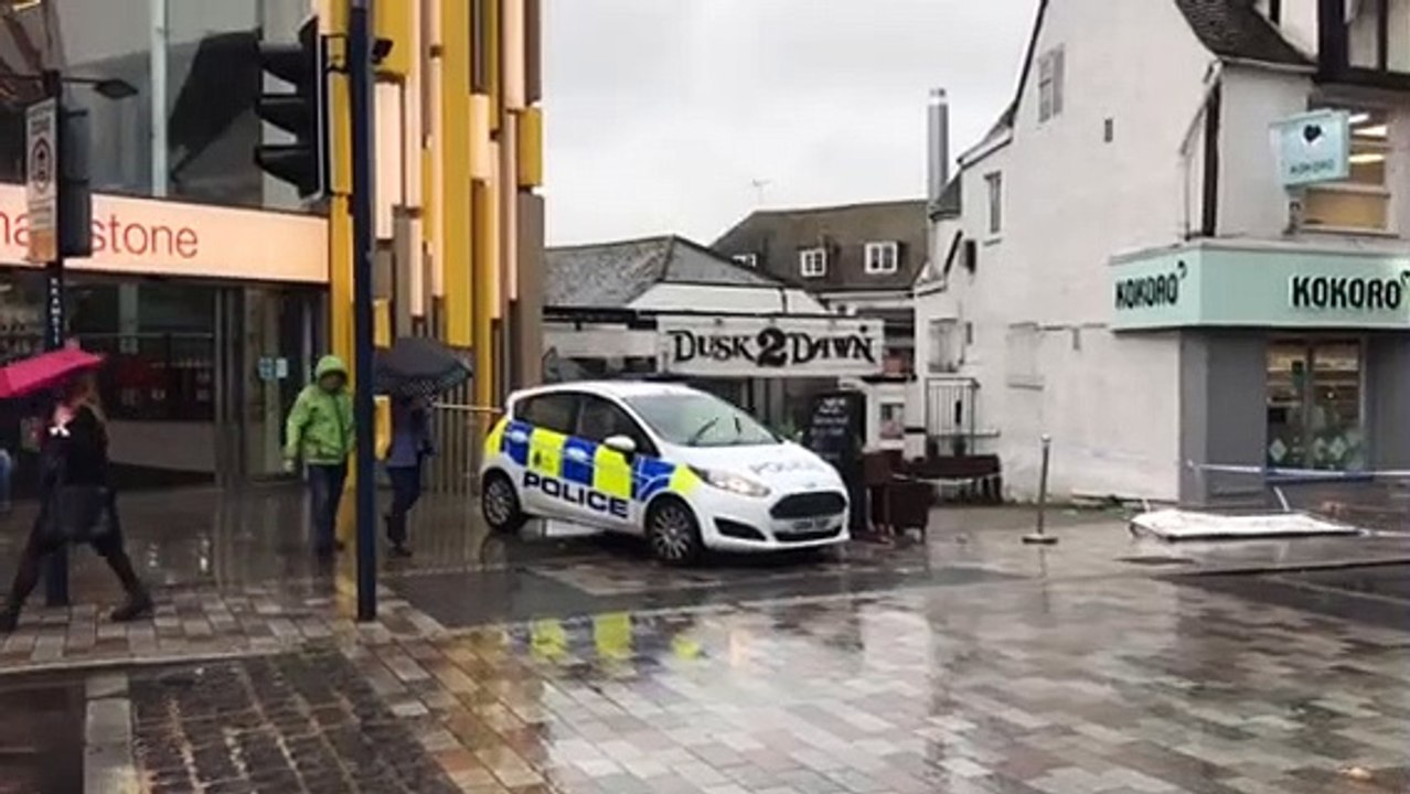 Police outside Maidstone nightclub after stabbing