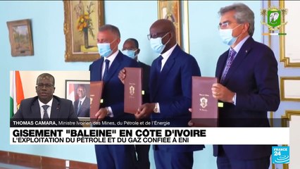 Gisement "baleine" en Côte d'Ivoire : l'exploitation du pétrole et du gaz confiée à l'Italien ENI