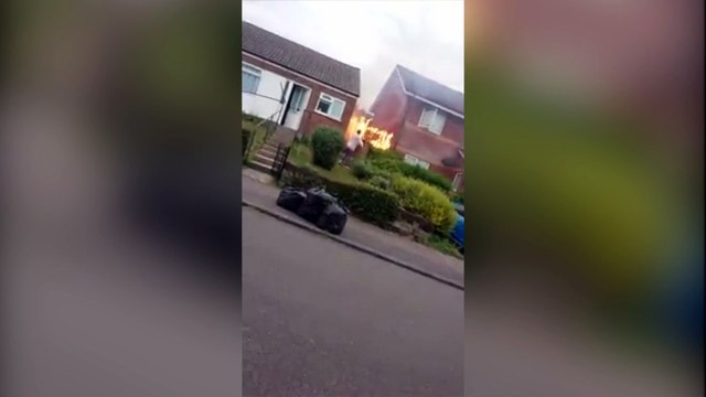 Two neighbours argue over fence fire in Chatham