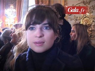 Linda Evangelista, Cécile Cassel et Julie Gayet au premier défilé d'Alexis Mabille