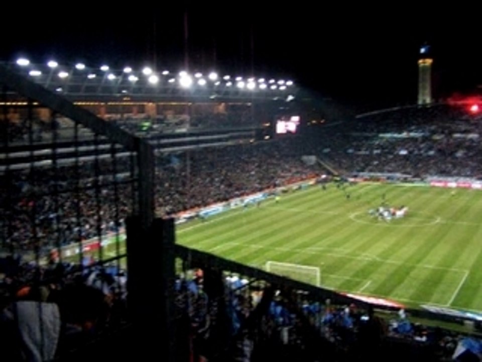ambiance de fin de match, OM - PSG 07 - 08