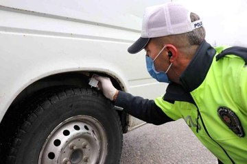 Bolu Dağı'nda kıs lastiği uygulaması yapıldı